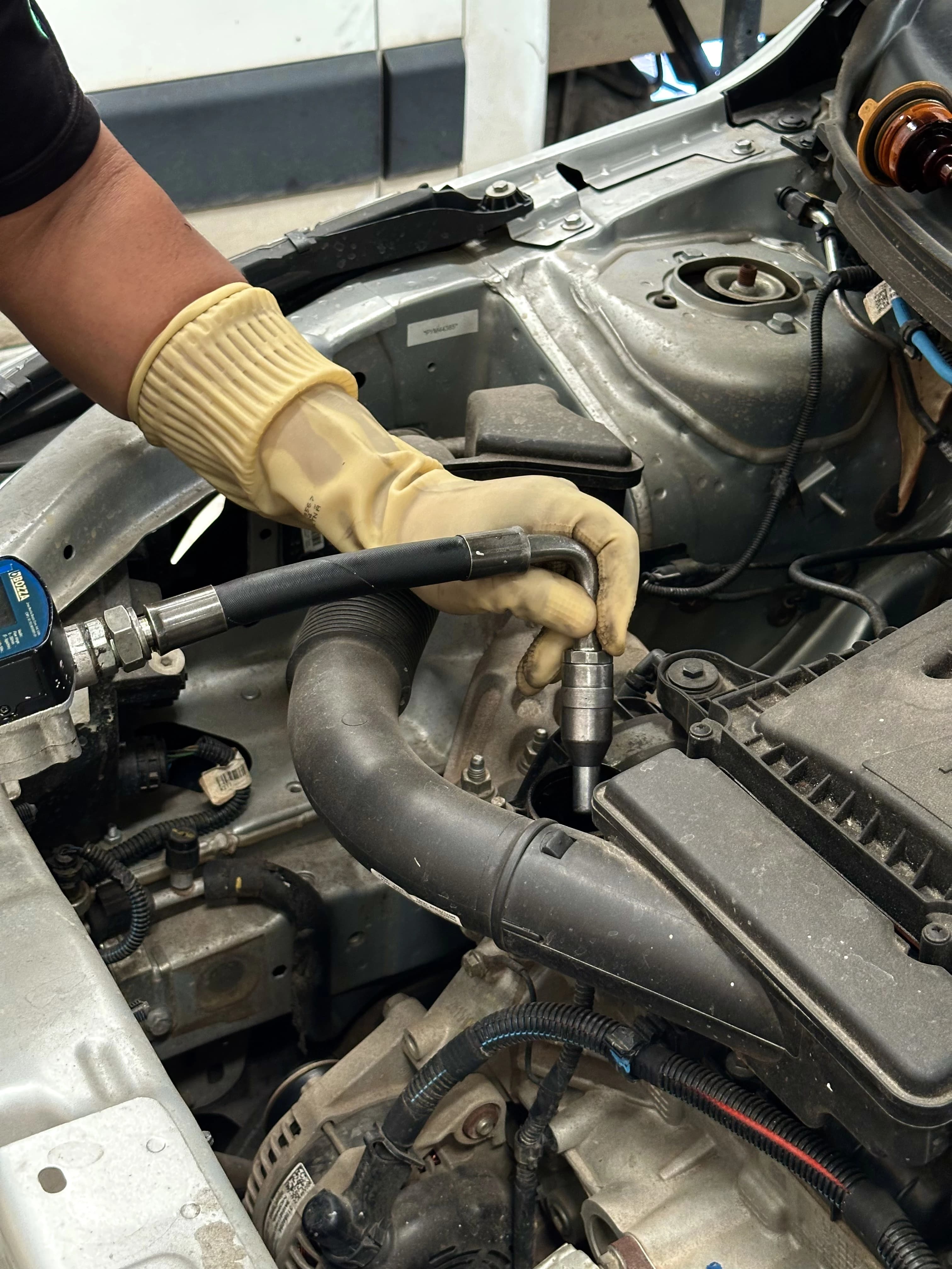 Troca de óleo automotivo